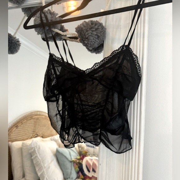 Urban Outfitters Tops - Urban Outfitters Out From Under Sheer Ruched Camisole - NWT - SMALL